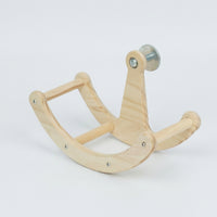 Bird Solid Wood Running Wheel for Parrot Exercise, Wooden Pet Bird Wheel, Cockatiel Toy and Parrot Enrichment, Indoor Bird Exercise Wheel