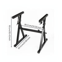 Z-type Keyboard Stand Simple Setup Heavy Duty Piano Stand Anti-Skid Foam Pads Musical Instrument Accessory for Instrumentalists, Pianists