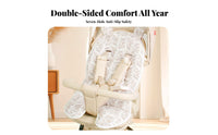 Breathable Material All-Season Pushchair Pad Skin-Friendly Baby Pushchair Cushion Soft & Comfortable for Babies, Travel, Daily Walks