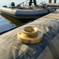 Leak-Proof Inflatable Boat Valve Corrosion-Resistant Brass Air Valve Long-Lasting Marine Accessory Replacement Part for Water Sports