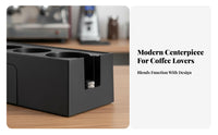 Espresso Tamping Station Organizer Removable Insert Espresso Tamping Station Coffee Tamper Holder Multipurpose Coffee
