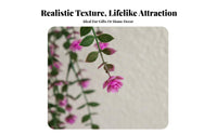 Ready to Hang Wall Hanging Floral Decor Lifelike Appearance Artificial Blossom Vine Realistic Look Artificial Blossom Wall Basket Low Maintenance for Home Decorators, DIY Enthusiasts, Living Room, Bedroom, Balcony, Front Door