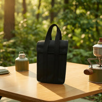 Camping Cooker Bag with Handles Shielded Gas Bottle Carrier Structured Heating Cylinder Bottle Storage Case for Camping, Backpackers, Picnics