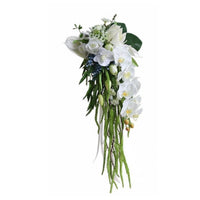 Romantic Design Waterfall Bridal Floral Arrangement Elegant Cascading Wedding Floral Arrangement Reusable Artificial Flowers for Brides