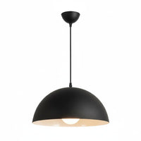 Nordic Design Hanging Lamp Easy to Install Single Head Dome Chandelier for Bar