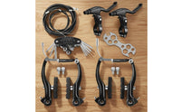 Cycle Linear-Pull Brake Kit Universal Fit Braking System Cold-Resistant for Cyclists