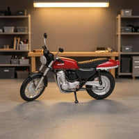 1:64 Motorcycle Model Detailed Small Collectible Spoked Wheels