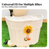 Large Capacity Electric Scooter Rear Basket Thickened PP Material Rear Mount Cargo Basket Spacious for Grocery Shopping, City Riding, Travel