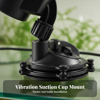 Aquarium Water Circulator Silent Fish Tank Circulation Pump Strong Suction Cup Mount Aquarium Current Pump for Aquarists, Saltwater Aquariums