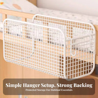 Bunk Bed Wire Basket Space Saving Hook-on Wire Basket Strong Load-Bearing for RV