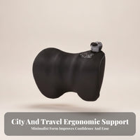 Car Neck Pillow Flannel Contoured Skin-Friendly Material Travel Gear Soft Bear Car Headrest Pillow for Vehicle Seat