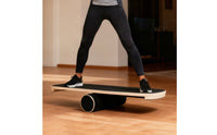 Wooden Balance Board Textured Top Roller Balance Board Non Slip Surface Exercise Equipment for Mindful Stretching