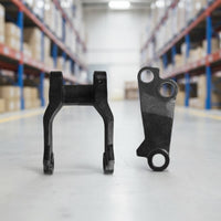 Pallet Truck Wheel Bracket Replacement Wheel Bracket with Mounting Ears Heavy-Duty for Maintenance Technicians, Warehouse Managers