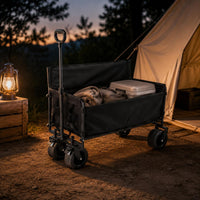 Large Capacity Camping Wagon Multifunctional Collapsible Wagon for Market Stall