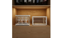 Installation-No-Assembly Stackable Shoe Box Easy Assembly Foldable Shoe Rack Space-Saving Large Capacity for Sneaker Collectors, Entryway, Dorm Room, Closet, Bedroom
