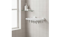 Folding Clothes Drying Rack Detachable Foldable Wall Mounted Clothes Drying Rack Laundry Hanger Easy to Install Discreet