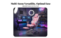High-Back Gaming Chair with Footrest 360-Degree Swivel Ergonomic Gaming Recliner