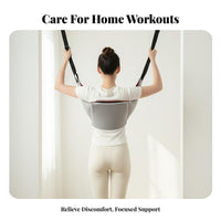 Adjustable Straps Hanging Back Stretcher Sling Inversion Table Substitute Hanging Back Stretcher Ergonomic Design Physical Rehabilitation Equipment Heavy Duty for Home, Gym
