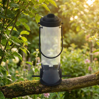 Ornamental Bird Feeder with 2 Feeding Ports, Hanging Feeders for Garden Decor, Wildlife Feeding Outdoor Bird Feeder for Balcony
