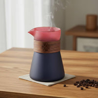 Smart Coffee Dripper Set Beginner-Approachable Immersion Coffee Brewer Cone-Shaped Design Dripper and Server Heat Insulating
