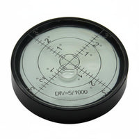 Aluminum Alloy Circular Liquid Level Universal Use Round Bubble Level High Accuracy Measuring Tool Compact Size for Mechanics, Professionals, Machine Setup, Workshop, Calibration