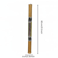 Bamboo Rainstick Meditative Sounds Rain Easy to Play Rainstick Instrument