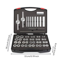 53 Pieces Bottom Bracket Press Set Multi Functional Bike Bearing Press Tool Broad Compatibility Hub Bearing Installer for Garage