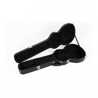 Electric Guitar Hard Case Soft Interior Electric Guitar Case Carrying Handle Music Gear Black Finish Metal Latches