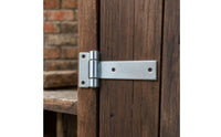 Heavy-Duty T-Hinge Pre-Drilled T-Strap Hinge Metal Tee Hinges Rust-Resistant for Trailers, Trucks, Utility Boxes, Cabinets