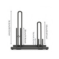 Semicircular Bike Rack Thickened Base Metal Bike Rack Powder Coated