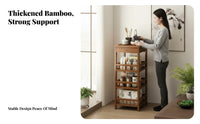 End Table New Chinese Design Sofa Table Simple Design Bedside Storage Rack for Living Room, Small Areas, Bedroom