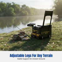 Fishing Box 2025 Lightweight Wheeled Multi-Functional Thickened Adjustable Outdoor Fishing Equipment