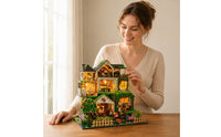 Wooden Treehouse Model Woodland Theme Treehouse Model Presentable Craft Kit for Office