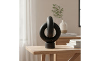 Tabletop Sculpture Abstract Tabletop Ornament Modern Geometric Sculpture for Living Room, Office, Entryway