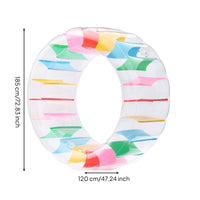 Inflatable Water Wheel Thick PVC Colorful Inflatable Tube Aquatic Fun Roller Tube for Kids, Outdoor, Pool