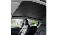 2 Pieces Heat Insulating Electric Vehicle Electric Vehicle SUV Roof Shade Non-Destructive Installation Sunroof Sunshade Easy to Install Glass Roof Sunshade Long-Lasting