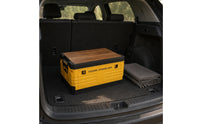 Car Trunk Organizer Wood-Grain Lid folding Storage Box Table Stool Foldable Household Organizer