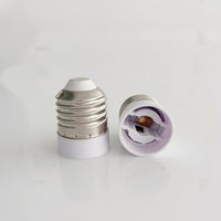 Rated Current 3A E27 to MR16 Adapter for Home Lighting, Flame Retardant Material E27 to G5.3 Adapter, Single LED Bulb Adapter, DIY Extension Lamp