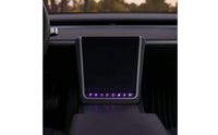 Car Control Panel Dock Touch-Style Charging Panel with Ambient Light for Commuters, Center Console