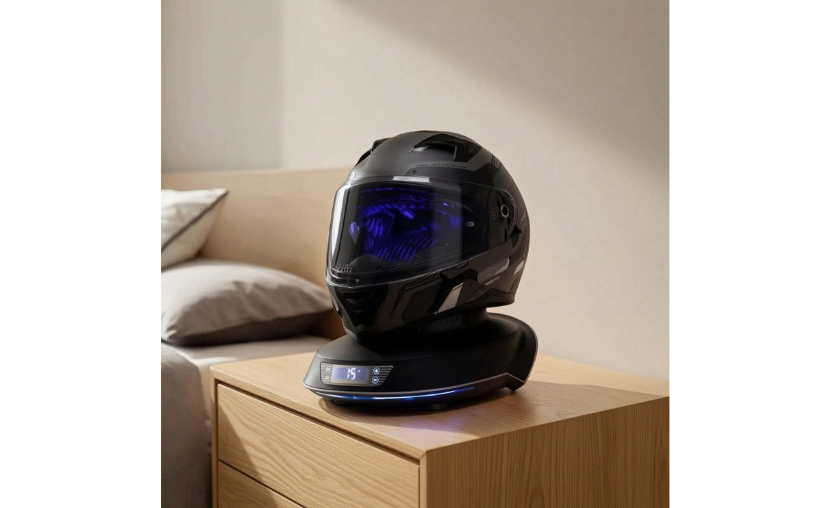 Odor Removal Helmet Care Machine Automatic Helmet Cleaning Machine with Drying Function Digital Temperature Control for Riders