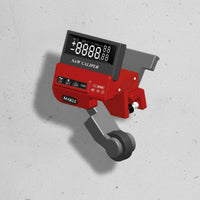 Rolling Distance Measuring Tool High Precision Carpentry Distance Meter Backlit Digital Display Table Saw Fence Gauge for Woodworkers, Carpenters