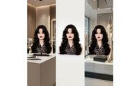 Mannequin Head with Shoulders Realistic Headpiece Display Stand Authentic Female Mannequin Bust for Hair Stylists, Photo Shoots