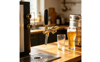 Beer Faucet Brass Beer Tap Threaded for Bartenders, Kegerator