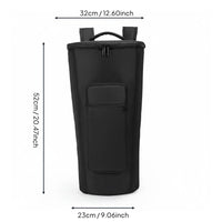 Hand Drum Gig Bag Shockproof Hand Drum Bag Water-Resistant Backpack for Drummers, Travel, Storage