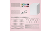 251 Pieces Shrink Keychain Kit Colorful Tassels Shrink Craft Set Personalized Crafts Craft Supplies for Party