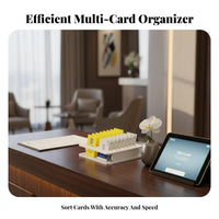 compartmentted Card Holder Easy entry Desktop entryory Space-Saving for Receptionists