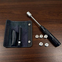 Cue Weight Screw Set Easy to Install Billiard Cue Balance Kit Portable Pouch Sports Accessory for Billiard Enthusiasts