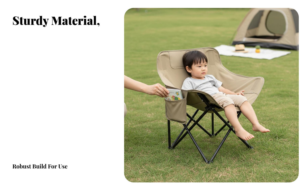 Foldable child dish Chair Lightweight Portable Seating Easy to Use Collapsible Stool long-lasting for Outdoor devotees, children, Camping, Fishing, Beach, Hiking