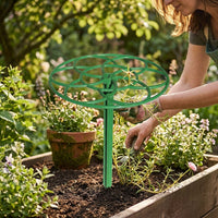 Plant Stand for Indoor Plants and Garden Accessories, Stackable Circular Grid Plant Support for Outdoor Plants, Durable Tomato Plant Stakes