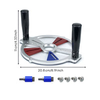 Carpentry Router Guide Base Precision Router Guide Base with Handles Low-Profile for Carpenters